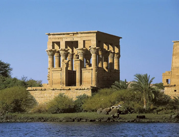 Framed Print : Trajan's Kiosk. 2nd c. EGYPT. Philae. Egyptian art. Roman and Byzantine period. Architecture. AISA / Everett Collection**US SALES ONLY**