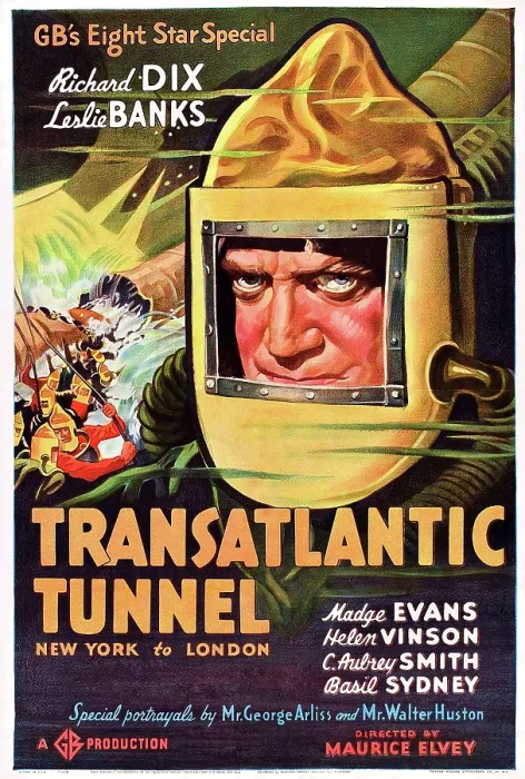 Framed Print : TRANSATLANTIC TUNNEL (aka THE TUNNEL), Richard Dix, 1935