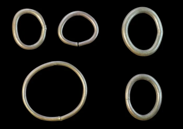 Framed Print : Treasure of Golada. ca. 1800 BC. Bracelets. Celtic art. Jewelry. SPAIN. Pontevedra. Pontevedra Museum. Proc: SPAIN. GALICIA. San Pedro Ferreiroa. Agolada