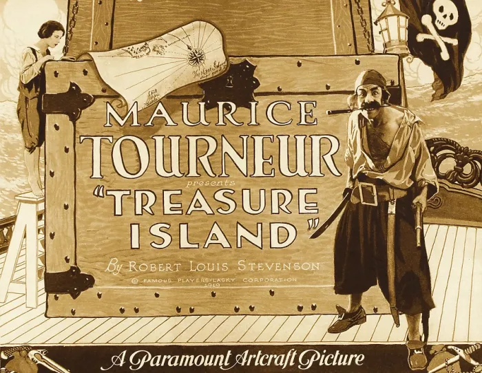Framed Print : TREASURE ISLAND, l-r: Shirley Mason, Charles Ogle on title lobbycard, 1920 Framed Print : TREASURE ISLAND, l-r: Shirley Mason, Charles Ogle on title lobbycard, 1920