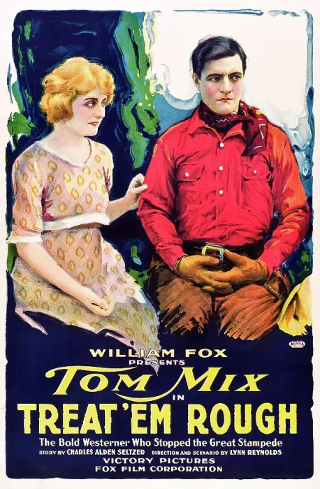 Framed Print : TREAT EM ROUGH, from left: Jane Novak, Tom Mix, 1919. TM & copyright 20th Century Fox Film Corp. All rights reserved / courtesy Everett Collection Framed Print : TREAT EM ROUGH, from left: Jane Novak, Tom Mix, 1919. TM & copyright 20th Century Fox Film Corp. All rights reserved / courtesy Everett Collection