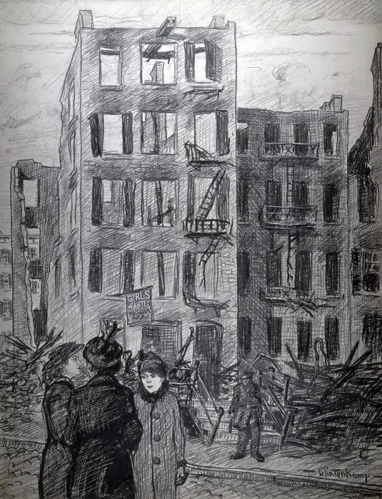 Framed Print : Triangle Shirtwaist fire. Girls wanted
