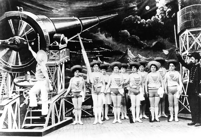 Framed Print : A TRIP TO THE MOON, (aka LE VOYAGE DANS LA LUNE), 1902