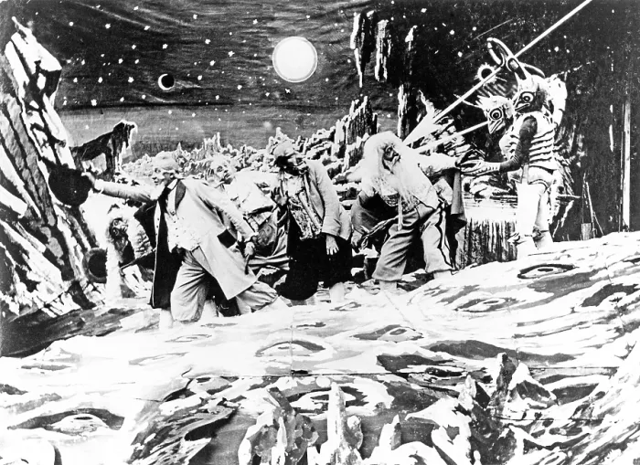 Framed Print : A TRIP TO THE MOON, (aka LE VOYAGE DANS LA LUNE), 1902