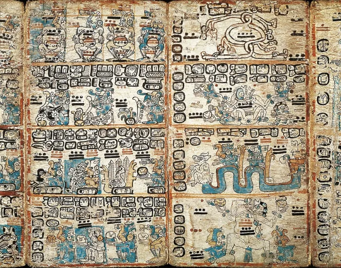 Framed Print : Trocortesian or Madrid Codex. s.XIV. Hunting and agriculture scenes and several rituals. Maya art. Miniature Painting. SPAIN. Madrid. America's Museum. Proc: MEXICO