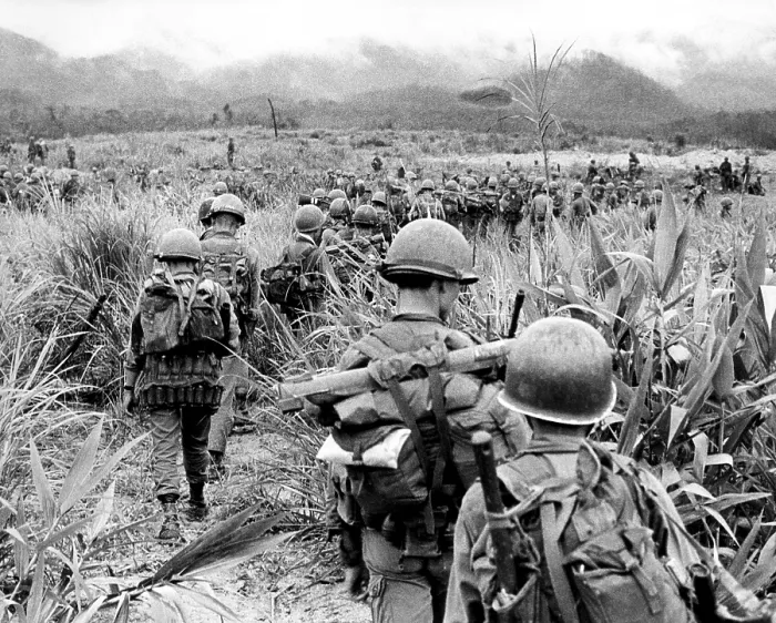 Framed Print : Troopers of the 327th Infantry, 101st Air Cavalry Division patrol the Laotian border during Operation Plain, August 14, 1968. Courtesy: CSU Archives / Everett Collection Framed Print : Troopers of the 327th Infantry, 101st Air Cavalry Division patrol the Laotian border during Operation Plain, August 14, 1968. Courtesy: CSU Archives / Everett Collection