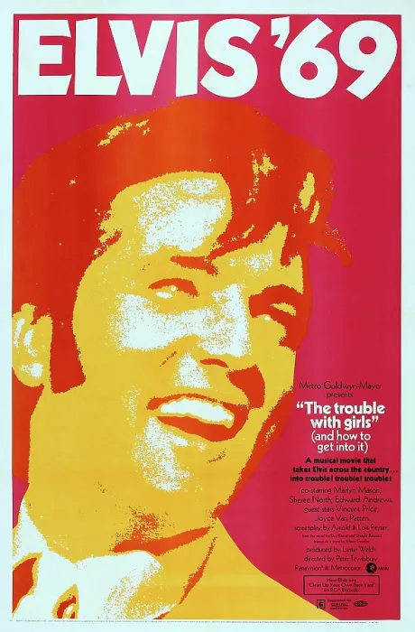 Framed Print : THE TROUBLE WITH GIRLS, US poster art, Elvis Presley, 1969