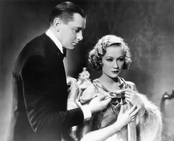 Framed Print : TROUBLE IN PARADISE, from left, Herbert Marshall, Miriam Hopkins, 1932