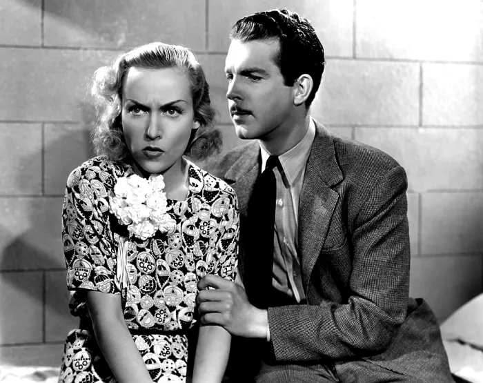 Framed Print : TRUE CONFESSION, Carole Lombard, Fred MacMurray, 1937, deep in thought Framed Print : TRUE CONFESSION, Carole Lombard, Fred MacMurray, 1937, deep in thought