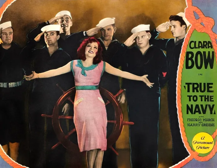Framed Print : TRUE TO THE NAVY, front: Clara Bow on lobbycard, 1930