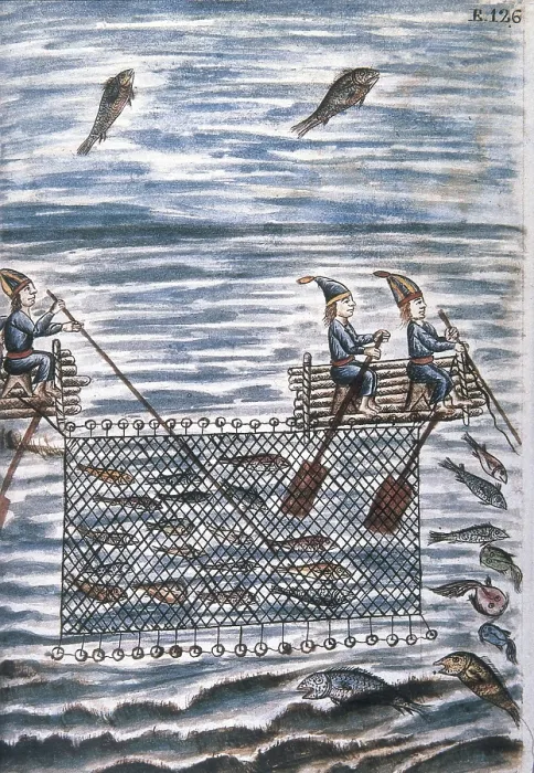 Framed Print : Trujillo del Per (end 18th c.): drawings and watercolours made by order of the bishop D. Baltasar Jaime Martnez Compan. Indians fishing with net. Engraving. SPAIN. Madrid Framed Print : Trujillo del Per (end 18th c.): drawings and watercolours made by order of the bishop D. Baltasar Jaime Martnez Compan. Indians fishing with net. Engraving. SPAIN. Madrid