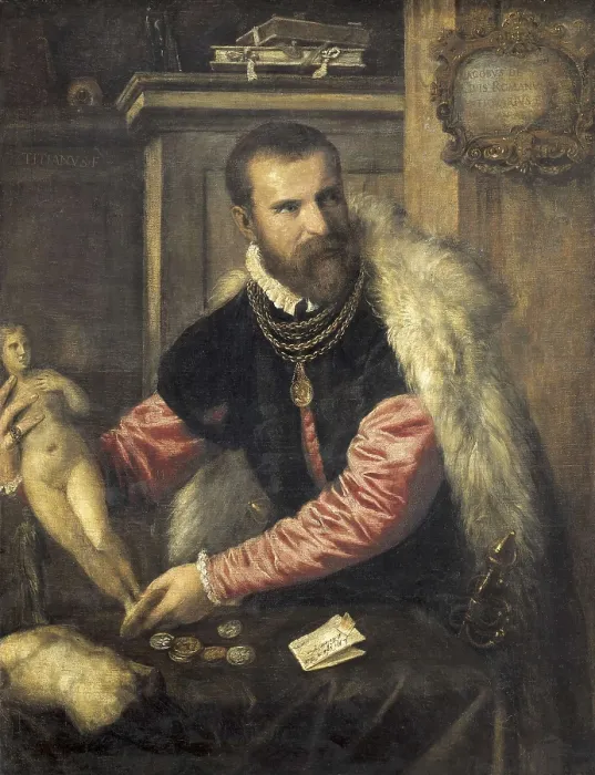 Framed Print : TTITIA, Tiziano Vecello, also called (1490-1576). Jacopo Strada. 1567 - 1568. Renaissance art. Cinquecento. Venetian school. Oil on canvas. AUSTRIA. Vienna Framed Print : TTITIA, Tiziano Vecello, also called (1490-1576). Jacopo Strada. 1567 - 1568. Renaissance art. Cinquecento. Venetian school. Oil on canvas. AUSTRIA. Vienna