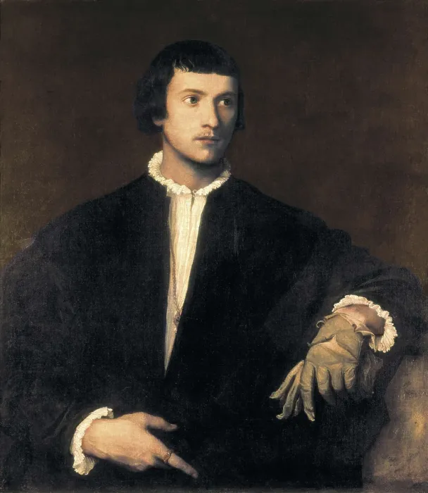Framed Print : TTITIA, Tiziano Vecello, also called (1490-1576). The Man with a Glove. ca. 1520. Renaissance art. Cinquecento. Oil on canvas. FRANCE. Paris. Louvre Museum Framed Print : TTITIA, Tiziano Vecello, also called (1490-1576). The Man with a Glove. ca. 1520. Renaissance art. Cinquecento. Oil on canvas. FRANCE. Paris. Louvre Museum