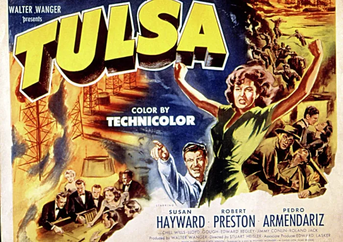 Framed Print : TULSA, Robert Preston, Susan Hayward, 1949 Framed Print : TULSA, Robert Preston, Susan Hayward, 1949