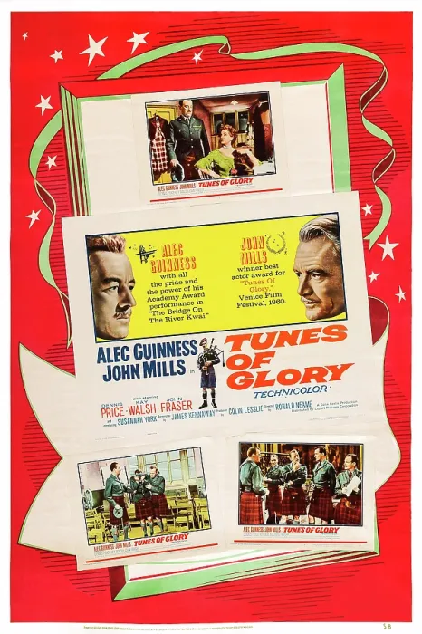Framed Print : TUNES OF GLORY, US poster art, from left: Alec Guinness, John Mills, 1960