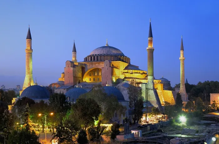 Framed Print : TURKEY. Istanbul. Hagia Sophia (Basilica of St. Sophia). Early Byzantine art. - Lucas Vallecillos / Iberfoto / Everett Collection (154203)**US SALES ONLY**