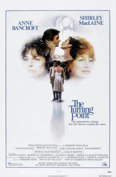 Framed Print : THE TURNING POINT, US poster art, Anne Bancroft, Mikhail Baryshnikov, Leslie Browne, Shirley MacLaine, 1977, TM and Copyright (c)20th Century Fox Film Corp. All rights reserved