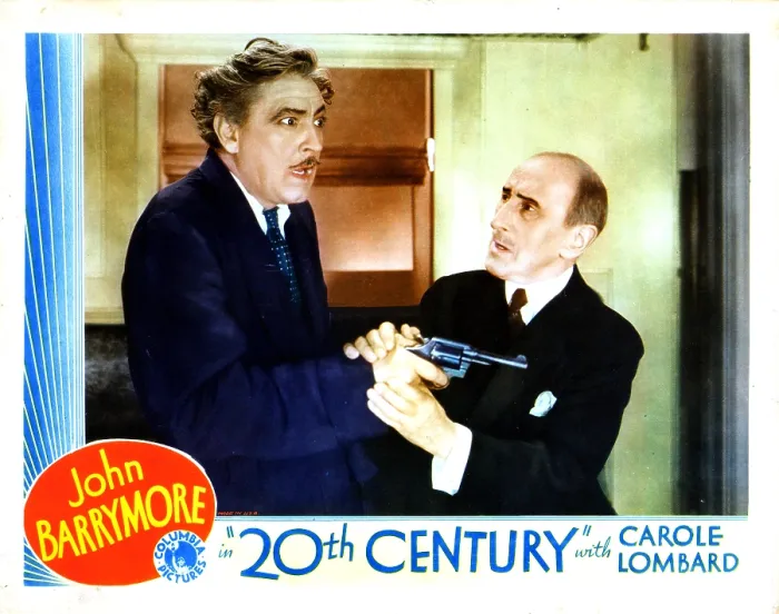 Framed Print : TWENTIETH CENTURY, from left, John Barrymore, Etienne Girardot, 1934