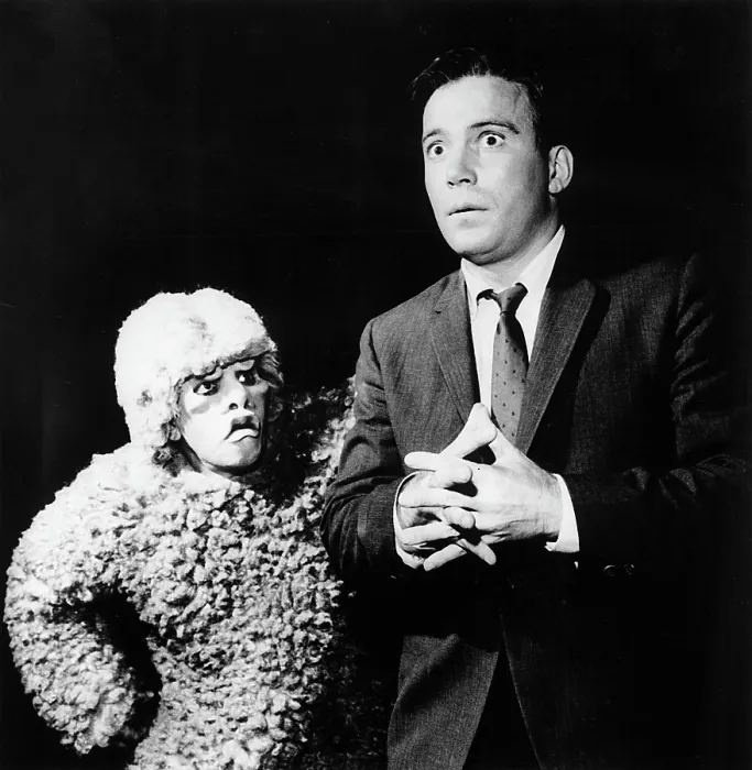 Framed Print : THE TWILIGHT ZONE, Nick Cravat (as The Gremlin), William Shatner, in the ep: Nightmare At 20, 000 Feet, 10 / 11 / 63. Season 5 Framed Print : THE TWILIGHT ZONE, Nick Cravat (as The Gremlin), William Shatner, in the ep: Nightmare At 20, 000 Feet, 10 / 11 / 63. Season 5