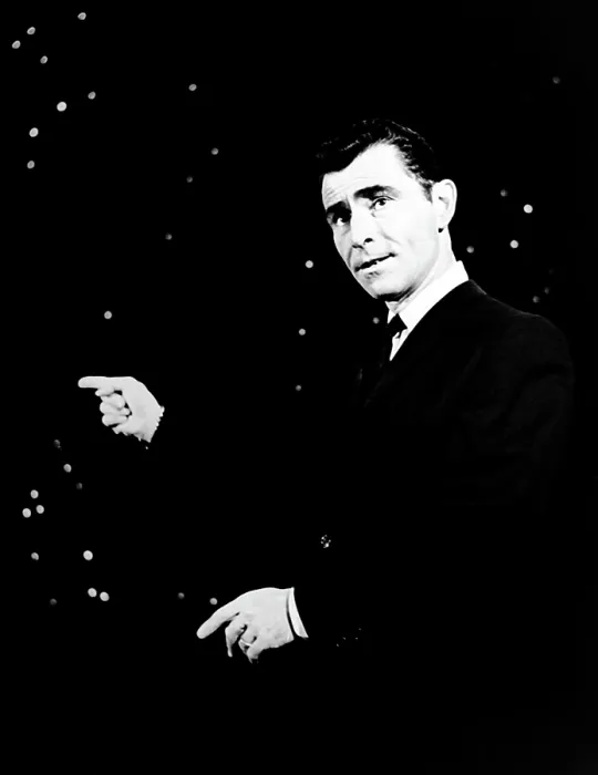 Framed Print : THE TWILIGHT ZONE, Rod Serling, 1959-1964