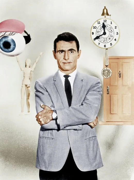 Framed Print : THE TWILIGHT ZONE, Rod Serling, 1959-64 Framed Print : THE TWILIGHT ZONE, Rod Serling, 1959-64