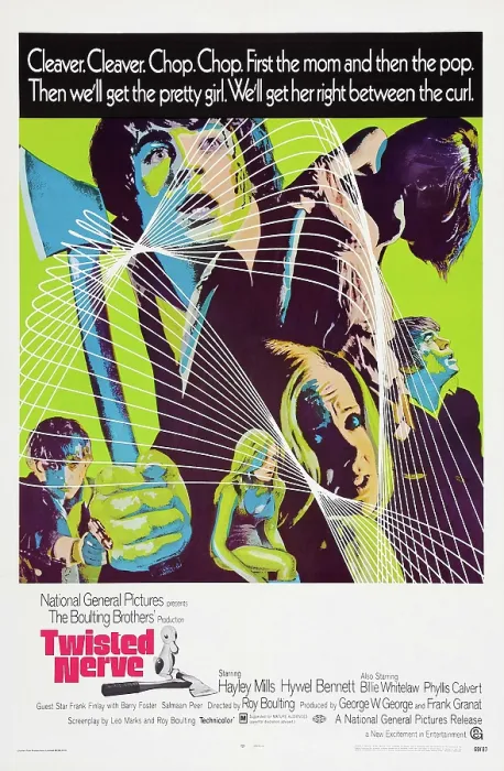Framed Print : TWISTED NERVE, US poster art, 1968 Framed Print : TWISTED NERVE, US poster art, 1968
