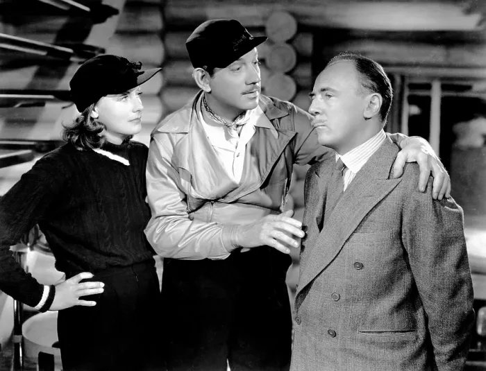 Framed Print : TWO-FACED WOMEN, from left: Greta Garbo, Melvyn Douglas, Roland Young, 1941