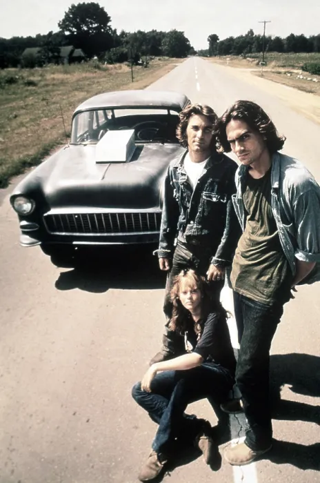 Framed Print : TWO-LANE BLACKTOP, clockwise from top left: Dennis Wilson, James Taylor, Laurie Bird, 1971 twolaneblacktop1971-fsct009(twolaneblacktop1971-fsct009) Framed Print : TWO-LANE BLACKTOP, clockwise from top left: Dennis Wilson, James Taylor, Laurie Bird, 1971 twolaneblacktop1971-fsct009(twolaneblacktop1971-fsct009)