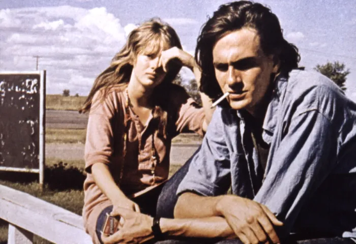 Framed Print : TWO-LANE BLACKTOP, Laurie Bird, James Taylor, 1971