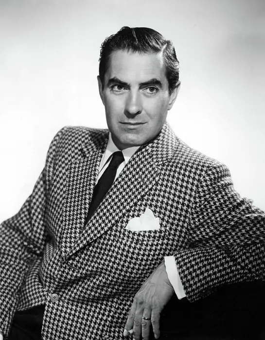 Framed Print : Tyrone Power at the time of the stage production DARK IS LIGHT ENOUGH in the 1950s