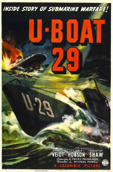Framed Print : U-BOAT 29, (aka THE SPY IN BLACK, aka SPY IN BLACK), British poster, 1939