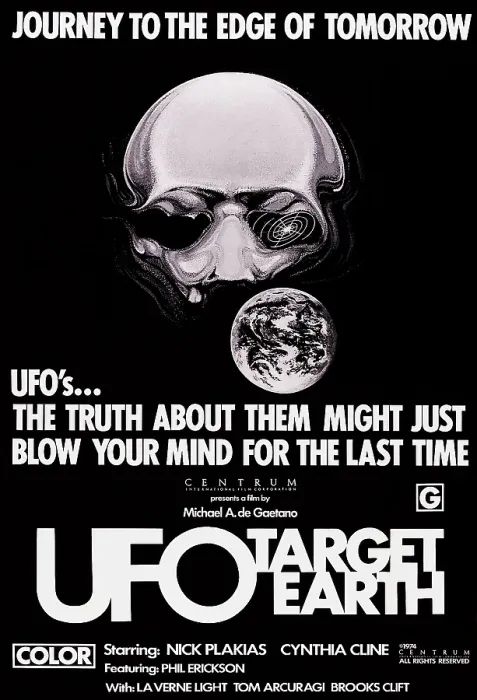 Framed Print : UFO: TARGET EARTH, US poster art, 1974