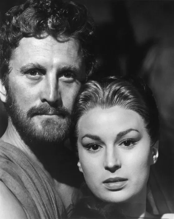 Framed Print : ULYSSES, (aka ULISSE), from left: Kirk Douglas, Silvana Mangano, 1954