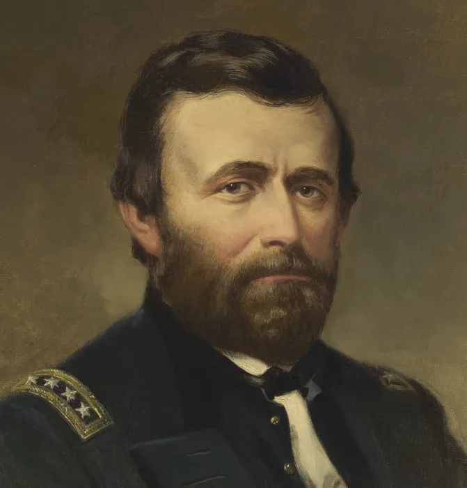 Framed Print : Ulysses Grant, 18th President of the United States, held office from 1869-1877 Framed Print : Ulysses Grant, 18th President of the United States, held office from 1869-1877