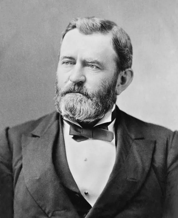 Framed Print : Ulysses S. Grant, in a photographic portrait taken around 1880 (BSLOC_2018_10_74)