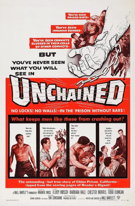 Framed Print : UNCHAINED, US poster art, 1955 Framed Print : UNCHAINED, US poster art, 1955