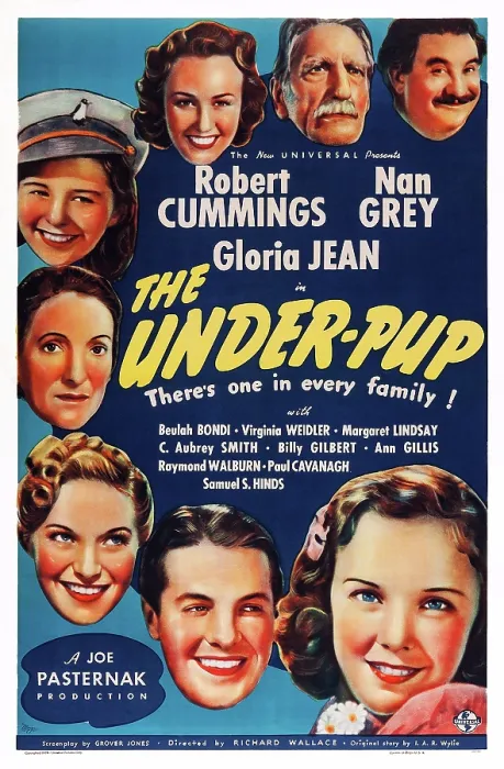 Framed Print : THE UNDER-PUP, US poster art, counter-clockwise from top right: Billy Gilbert, C