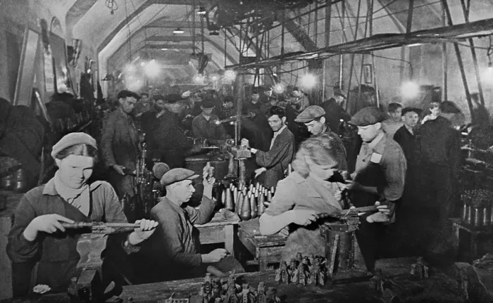 Framed Print : Underground arms factory in the cliffs of Sevastopol, USSR during World War 2. German forces took the Crimean city in July 1942. (BSLOC_2013-12_47) Framed Print : Underground arms factory in the cliffs of Sevastopol, USSR during World War 2. German forces took the Crimean city in July 1942. (BSLOC_2013-12_47)