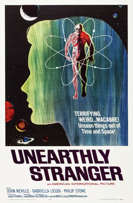 Framed Print : UNEARTHLY STRANGER, US poster art, 1963 Framed Print : UNEARTHLY STRANGER, US poster art, 1963