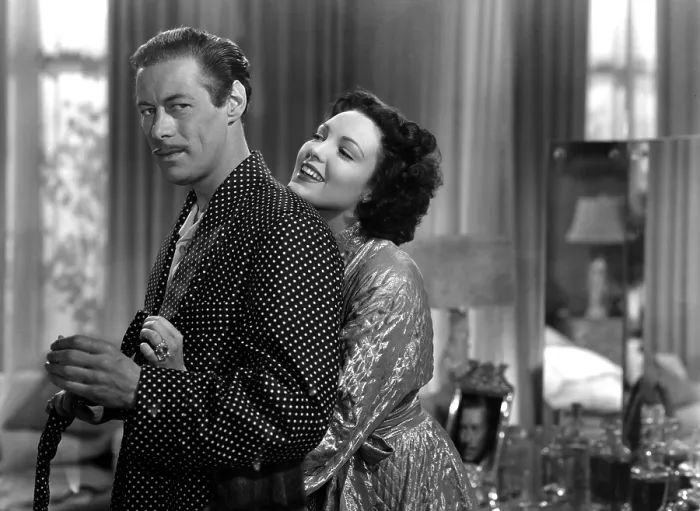 Framed Print : UNFAITHFULLY YOURS, Rex Harrison, Linda Darnell, 1948