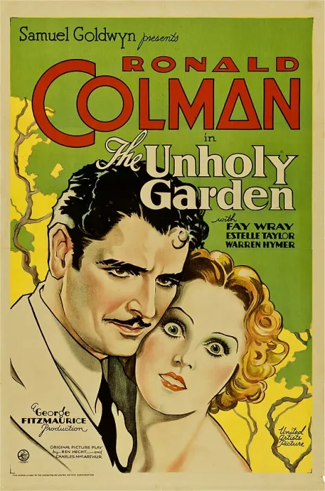 Framed Print : THE UNHOLY GARDEN, from left: Ronald Colman, Fay Wray, 1931