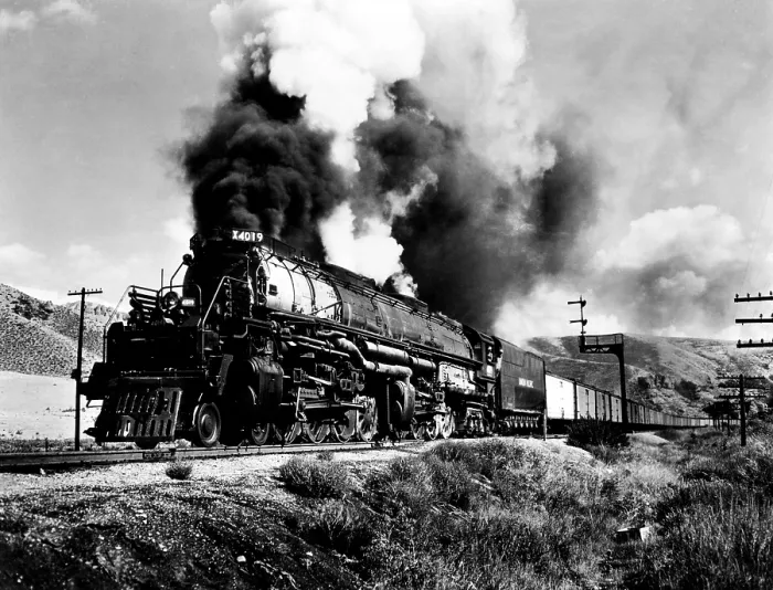 Framed Print : The Union Pacific Railroad, the largest railroad network in the United States, Echo, Utah, 1942.. Courtesy: CSU Archives / Everett Collection Framed Print : The Union Pacific Railroad, the largest railroad network in the United States, Echo, Utah, 1942.. Courtesy: CSU Archives / Everett Collection