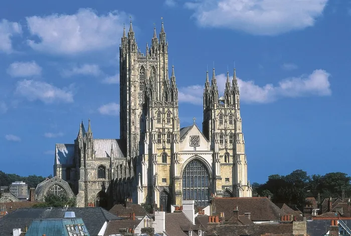 Framed Print : UNITED KINGDOM. ENGLAND. SOUTH EAST ENGLAND. Canterbury. Cathedral (1070-1498). AISA / Everett Collection**US SALES ONLY**