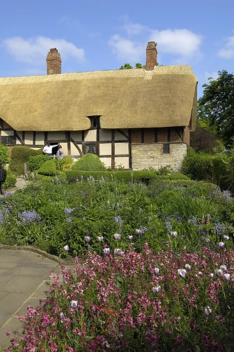 Framed Print : UNITED KINGDOM. ENGLAND. Stratford-Upon-Avon. Anne Hathaway's farmhouse (wife of Shakespeare)called Hewland Farm in Shottery