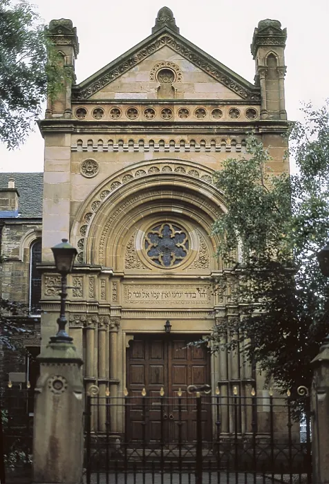 Framed Print : UNITED KINGDOM. SCOTLAND. LANARKSHIRE. Glasgow. Garnethill Synagogue (1879). Faade. AISA / Everett Collection**US SALES ONLY**