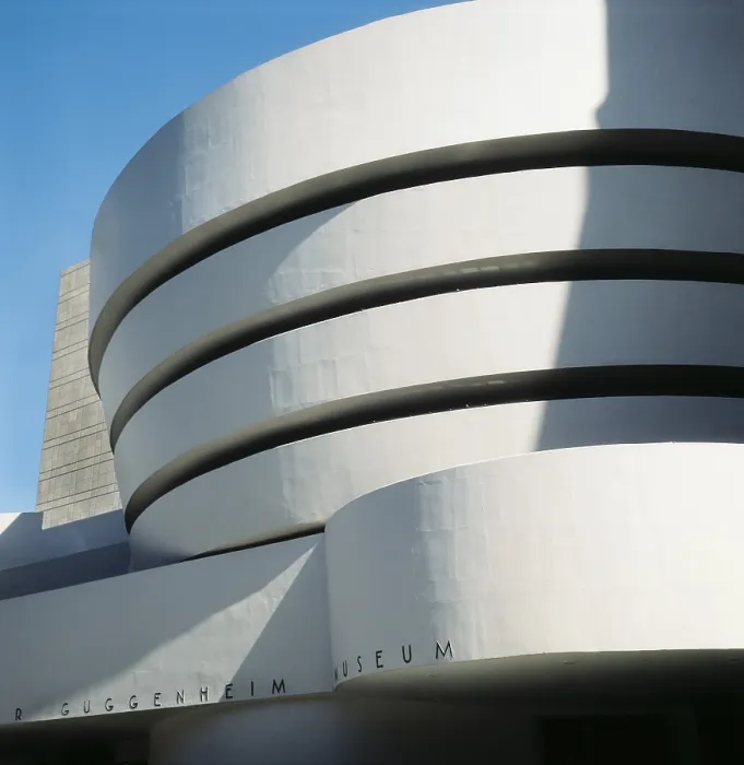 Framed Print : UNITED STATES OF AMERICA. NEW YORK. New York City. Solomon R. Guggenheim Museum, by Frank Lloyd Wright (1959). AISA / Everett Collection - Image has fine art copyright Framed Print : UNITED STATES OF AMERICA. NEW YORK. New York City. Solomon R. Guggenheim Museum, by Frank Lloyd Wright (1959). AISA / Everett Collection - Image has fine art copyright
