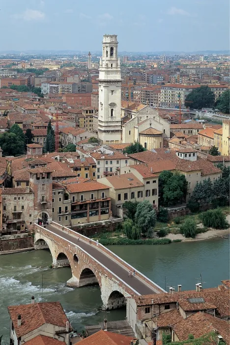 Framed Print : Unknown artist, Gateway to Ponte Pietra - Verona, 1st Century, building marble from Roman times, Italy, Veneto, Verona Framed Print : Unknown artist, Gateway to Ponte Pietra - Verona, 1st Century, building marble from Roman times, Italy, Veneto, Verona