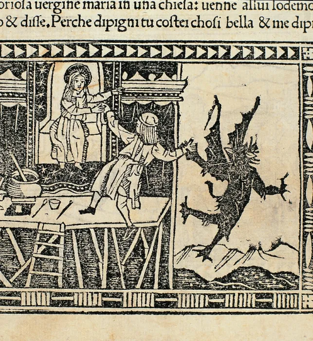 Framed Print : Unknown artist, The Miracles of the Glorious Virgin Mary, 1500, 16th Century, woodcut, Italy, Tuscany, Florence Framed Print : Unknown artist, The Miracles of the Glorious Virgin Mary, 1500, 16th Century, woodcut, Italy, Tuscany, Florence