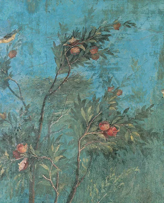 Framed Print : Unknown artist, Summer Triclinium: garden paintings, 20, 1st Century, mural, Italy, Lazio, Rome Framed Print : Unknown artist, Summer Triclinium: garden paintings, 20, 1st Century, mural, Italy, Lazio, Rome