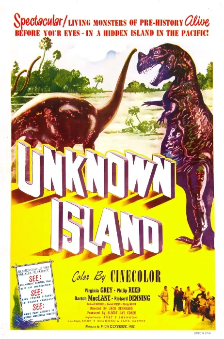 Framed Print : UNKNOWN ISLAND, US poster, 1948